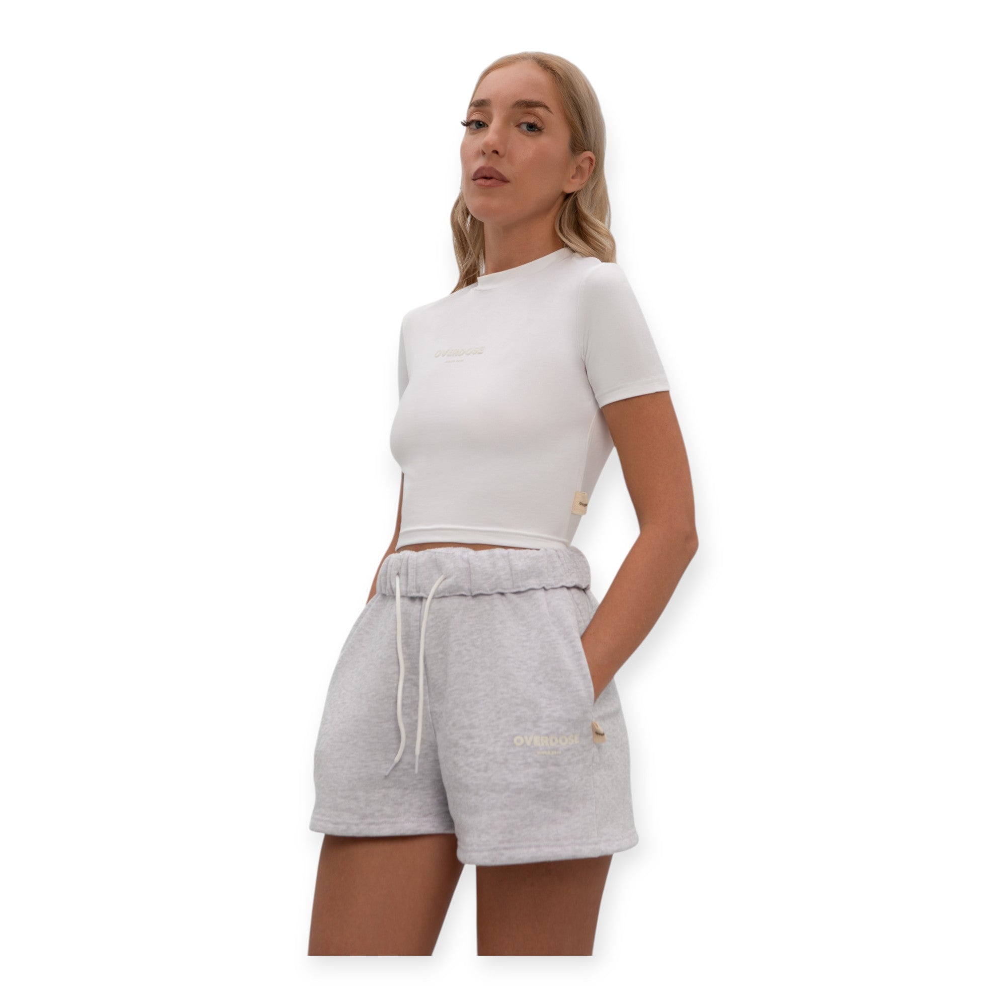 Overdose Premium Crop Top for Women | Cotton Blend Athletic Shirt | Made in Georgia