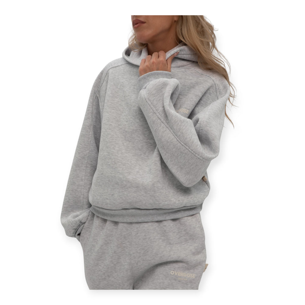 Overdose Classic Premium Pullover Hoodie, Cotton-Polyester Blend, Double-Lined Hood, Ribbed Trim, Made in Georgia