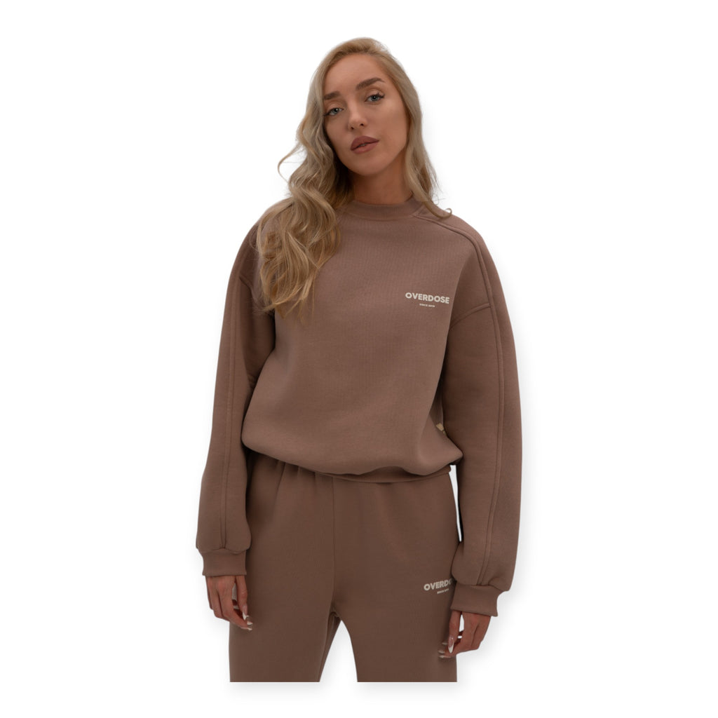 Overdose | Premium Heavyweight Crewneck Sweatshirt | Made in Georgia Cotton Fleece | Minimalist Elevated Basic