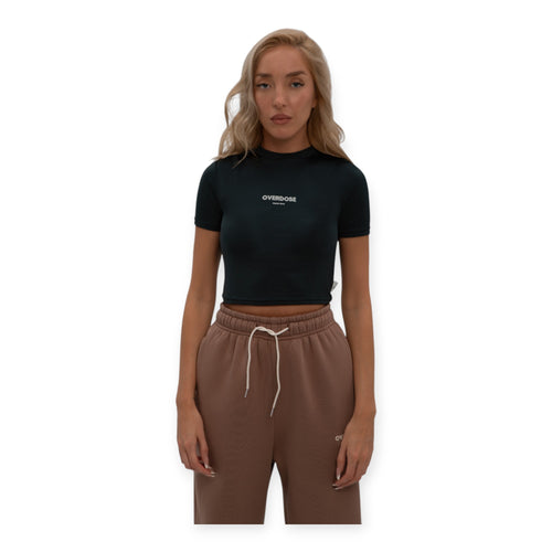 Overdose Premium Crop Top for Women | Cotton Blend Athletic Shirt | Made in Georgia