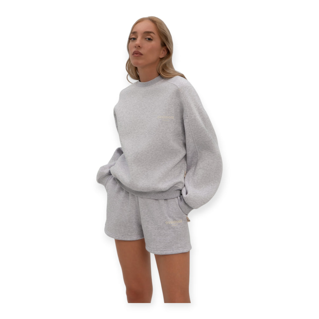Overdose | Premium Heavyweight Crewneck Sweatshirt | Made in Georgia Cotton Fleece | Minimalist Elevated Basic